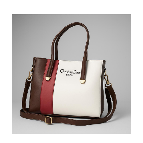 Iconic Color Block elegent Handbag